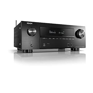 Denon AVR-X2600H, 7.2-Kanaals Av-Receiver, Hifi Versterker, Alexa Compatibel, 8 HDMIi-Ingangen En 2 Uitgangen, Bluetooth En Wifi, Muziekstreaming, Dolby Atmos, Airplay 2, Heos Multiroom, Zwar
