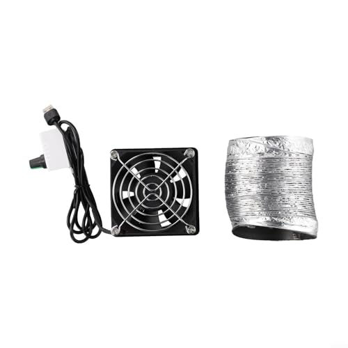 Ventilateur extracteur de fumée USB à vitesse réglable avec conduit pour fer à souder absorbeur de fumée dans les ateliers amateurs et professionnels (ventilateur plus tuyau de 1 m)