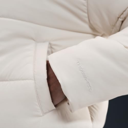 Nike Sportswear Classic Puffer Lockere Therma-Fit Jacke Mit Kapuze Für Damen, Light Bone/White, FZ5899-072, 2XL – Ansicht 4