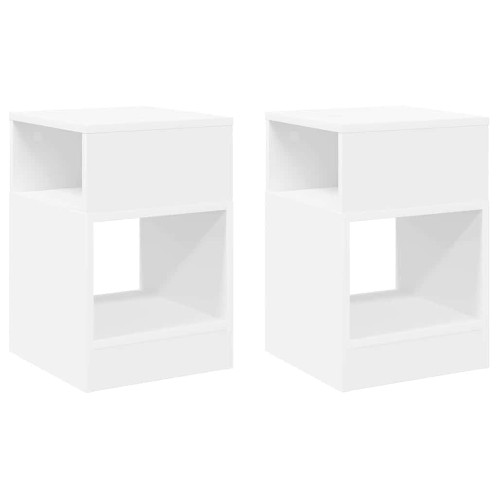 Stolik pomocniczy 2 szt. 30,5 x 30 x 45 cm inżynieria drewna