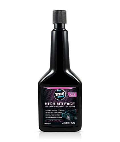 True Brand High Mileage Treatment (T1088) | Superior Anti-Wear Formula Helps Restore Performance | Revitalizes Seals & Gaskets | Compatible with ALL Conventional and Synthetic Oils | 11 fl. oz.
