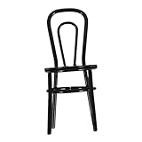 Meubles de maison de poupée: une finition soignée le rend difficile à décolorer et à déformer, chaise en fer miniature