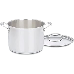 Cuisinart 766-24 Chef’s Classic 8-Quart Stockpot with Cover, Stainless Steel