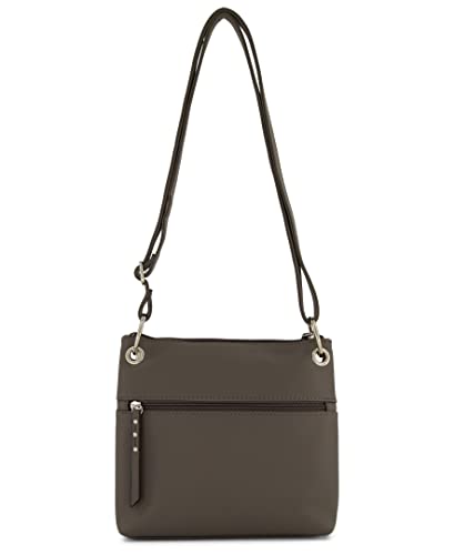 Rosetti Women's Bodhi Mini Crossbody Bag, Faux Leather Purse, Adjustable Strap, Smoke, One Size2