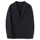 [アオキ] パジャマスーツ ジャケット セットアップ着用可 洗える ストレッチ 裏地 通勤 ビジネス リモートワーク メンズ 紺 S