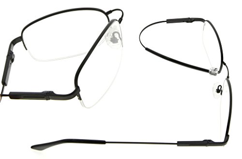 Image of CessBlu Computer Glasses Men Bendable Titanium Reading Eyeglasses Blue Light Filter