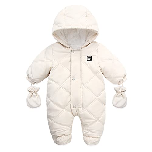 Image of Tumaron Baby Boy Snowsuit Infant Girl Winter Clothes Toddler Jumpsuit Coat Jacket Outfit