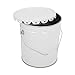 Fenteer Metal Paint Can Utility Pail with Lid Paint Storage Container Versatile for Adhesives Coatings Home DIY Art Supply Industrial, 20L