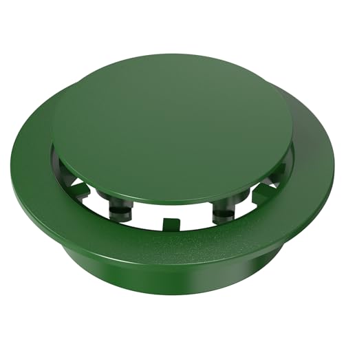 Pop Up Drainage Emitter Fits 3-Inch and 4-Inch Sewer and Drain Fittings Dual-Rod Outdoor Drain Cover for Yard Outlets Downspouts Channel Drains & Catch Basins