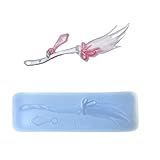 Halloween-Hexenbesen-Form, Silikon-Textur, geeignet für Harzseifenherstellung und Kinder-Aktivität, Hexenbesen, Bastelform