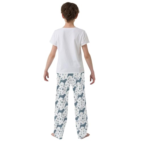 Boys' Pants Dalmatian Dogs Paws Tennis Ball Long Bottoms Jogger Pants Elastic Waist Trousers with Pockets S-XL3
