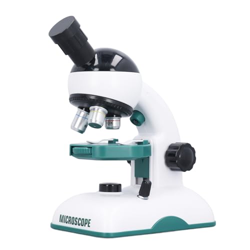 Biological Microscope LED Illumination 1200X Educational Compound Microscope for Students Adults Home School