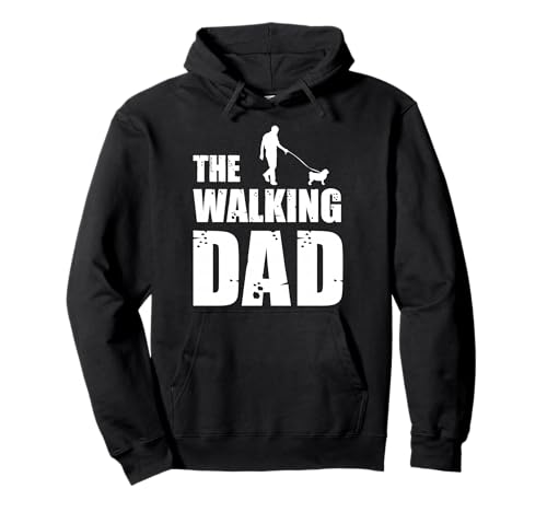 The Walking Dad Mops Dog Lover Owner Dog Breed Pet Dogs Gift Pullover Hoodie