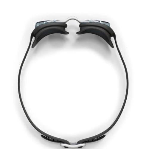 Image of First Lens Adult Clear Wave Swimming Goggles Comfortable Water-Seal Fit and Adjustable, clear vision, Anti-Fog coating, UV-protection Swim goggle for Men & Women - Black - SW29