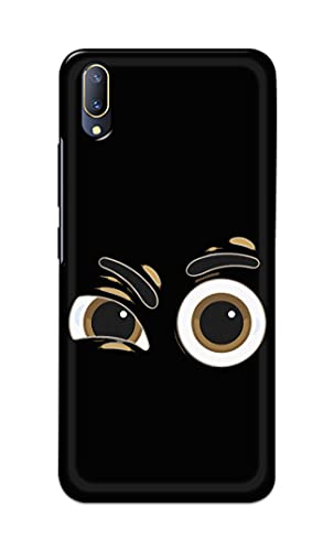 Image of PRINTFIDAA Funky Expression of Cartoon Eyes Printed Designer Hard Back Case Cover for Vivo V11 Pro / X21s -(UO) MVN1004