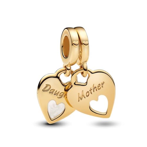 Image of Mom Family Charms Bead for Bracelets and Necklaces Jewelry Charm for Women Valentine Mother's Day