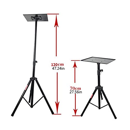 Soporte de trípode extensible para proyector ajustable en altura de 27 a 47 pulgadas miniatura 2