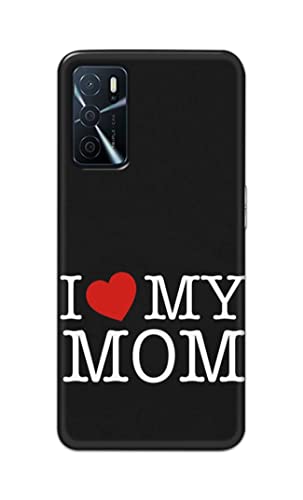 Image of PRINTFIDAA I Love My Mom Hard Back Cover for Oppo A16 / Oppo A16s / Oppo A55 5G / Oppo A53s 5G Back Cover -(P6) KAT1006