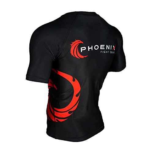 Rise Short Sleeve Mens Rash Guard for BJJ, MMA, Grappling, Wrestling, No Gi Compression Shirt4