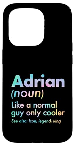 Adrian Like A Normal Guy Only Cooler Legend King �t�@�[�X�g�l�[�� �X�}�z�P�[�X iPhone 15 Pro �p