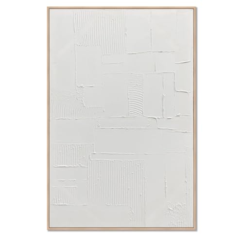 DekoArte - Quadri moderni soggiorno in rilievo LUMINA 60x90 cm - Quadri con cornice colore legno incluso