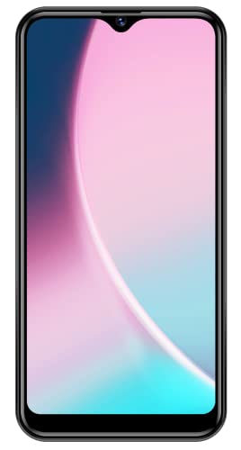 Logicom, Smartphone Double Sim Le Flow 4G LTE, avec câble USB, 2Go de RAM et 32 Go de ROM, Écran 6,26" Version Android 12 doté d'une Reconnaissance faciale, Noir, Flow_Black Cover