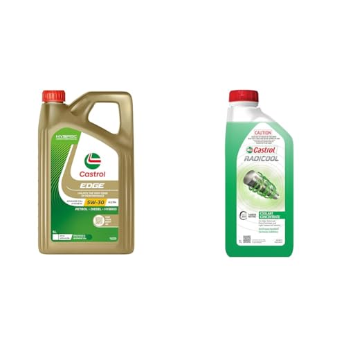 Castrol Engine Care Bundle - Edge 5W-30 5L Oil & Radicool Concentrate 1L