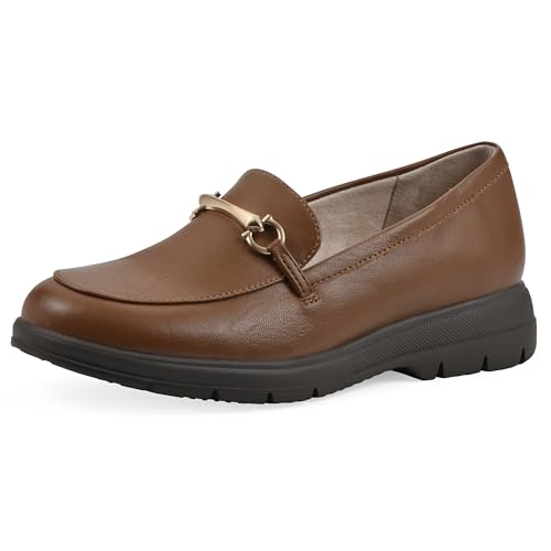 Image of CLIFFS BY WHITE MOUNTAIN Women's Flow Cushioned Lug Sole Loafer Flat
