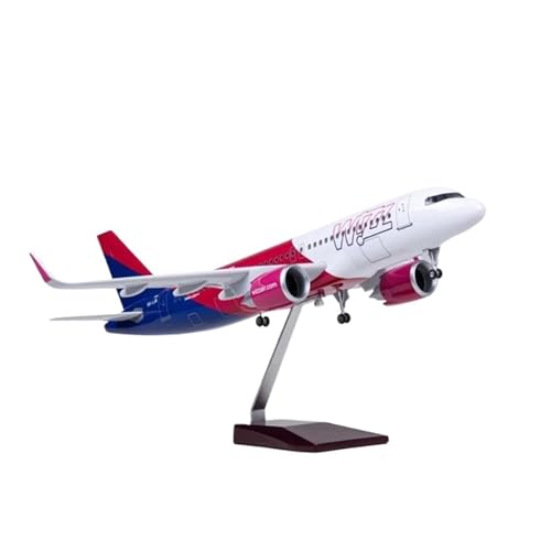 A320NEO maquette avion rose 1/80 pour décorer un bureau de passionné d'aviation