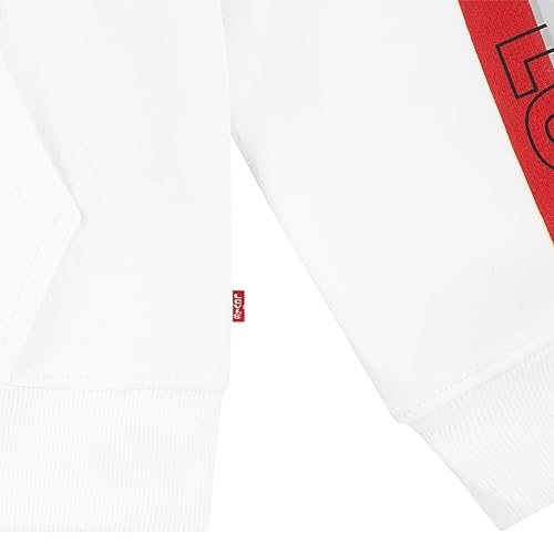 Image of Levi's Graphic Pullover Hoodie White /Red