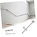 KONTONTY Handrail Bracket Stair Railing Bracket Indoor and Outdoor Sturdy Support Hardware
