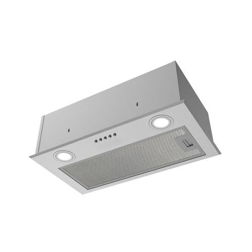 Consejos para Comprar Campanas extractoras Top 10. 41 Campana Empotrable Dentro de Alancena IHD Modelo CA3E 52 de 53 cm (20 pulgadas) con Filtros Purificadores en Acero Inoxidable