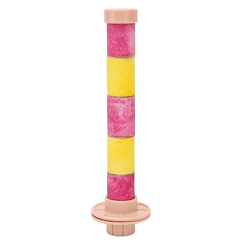 Image of Quartz Sands Bird Perch, Easy to Clean Stable Grinding Claw Safe Metal Core Sand Perch Perch for Cockatiel