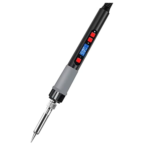 KKcare Ferro de solda com visor digital 80 W 110 V ferro de solda com temperatura ajustável