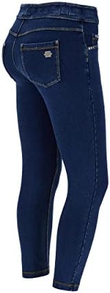 Pantaloni Freddy WR.up Superskinny In Jersey Denim Chiaro - Vita Regular - Foto 10