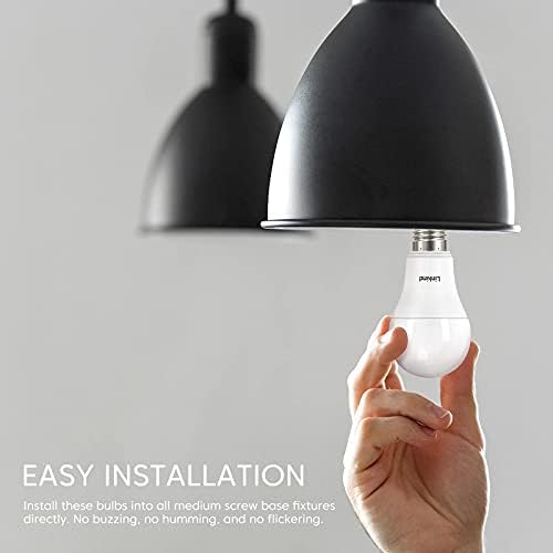Linkind 13.2W Super Hell LED Lampe, 100W Glühlampe ersetzt, 2700K Warmweiß E27 A60 Birne mit hell 1521lm, 220° Abstrahlwinkel, nicht dimmbar, ErP, CE-zertifiziert, 6er Pack