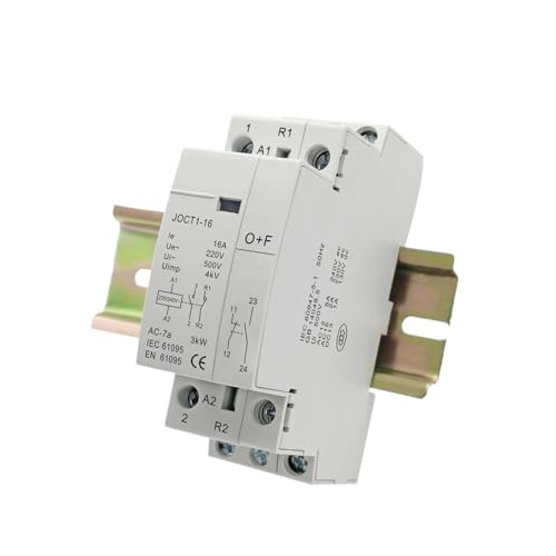 Contacteur AC rail DIN 2P 20A pour automatiser le chauffage de la maison