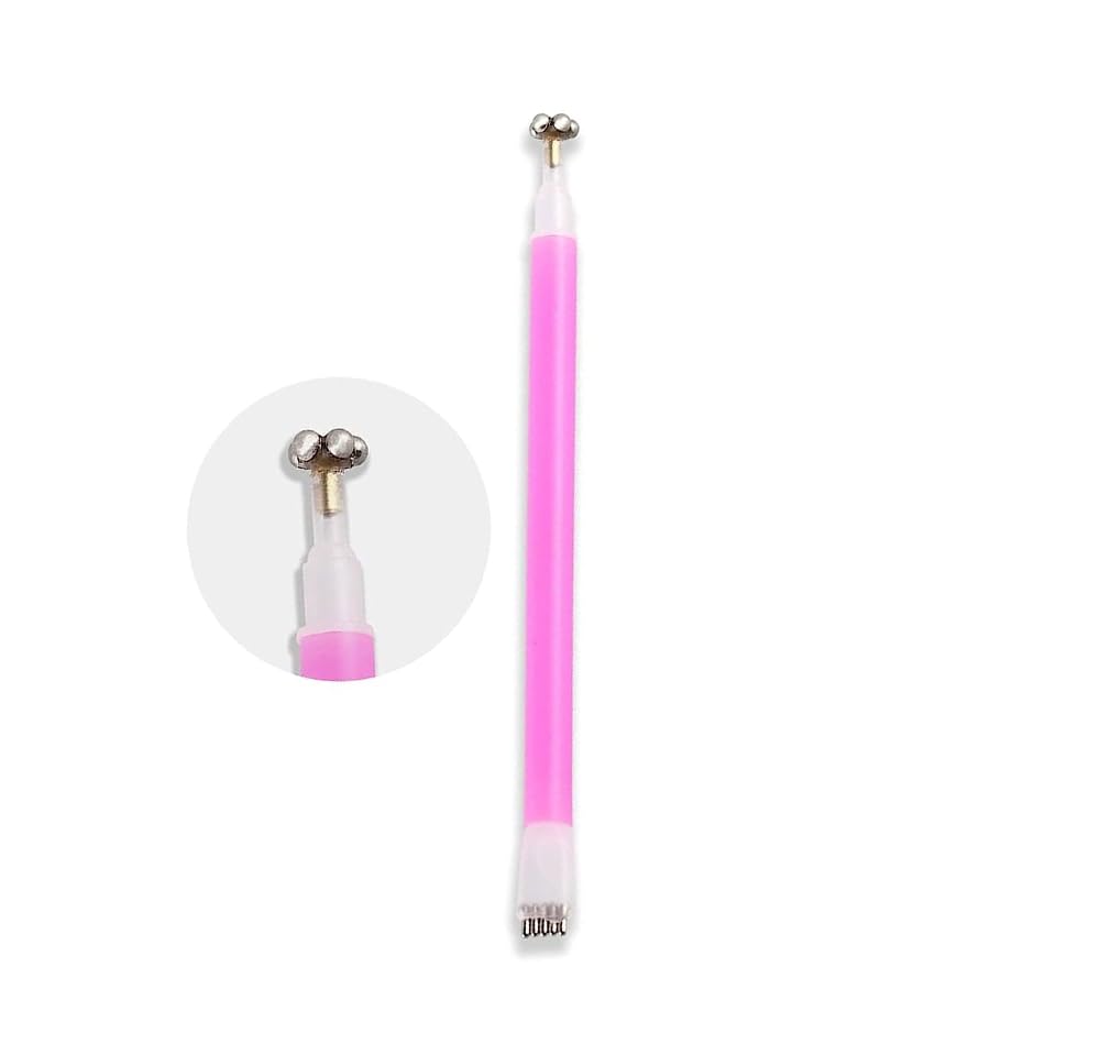 Trendy Look Nail Magnet Tool Set With Double Head Flower Design Nail Magnet Pens And Strong Magnet Stick For Cat Eye Gel Polish Nail Art-image-5