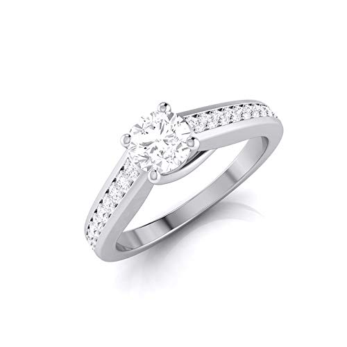 FEATHERMARK 925 STERLING SILVER SWAROVSKI CZ DIAMOND RING RHODIUM POLISHED FOR WOMEN AND GIRLS SIZE-6 (B09C3V6851) Amazon Price History, Amazon Price Tracker