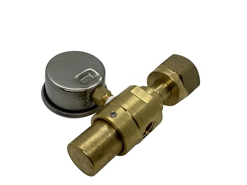 Co2 Air Shifter Regulator for Racing Applications, 100 psi fixed flow pressure, CGA320 Tank Connection, Gauge, 1/4 F NPT Outlet