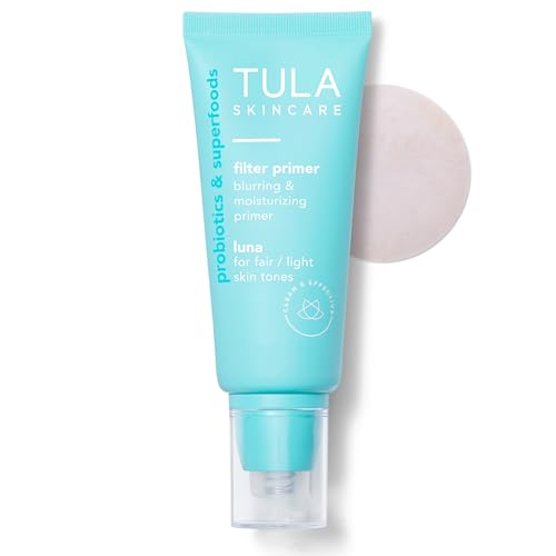 TULA Filter Primer Tinted Blurring Face Primer, Luna, 1 fl oz | Prebiotic extracts...
