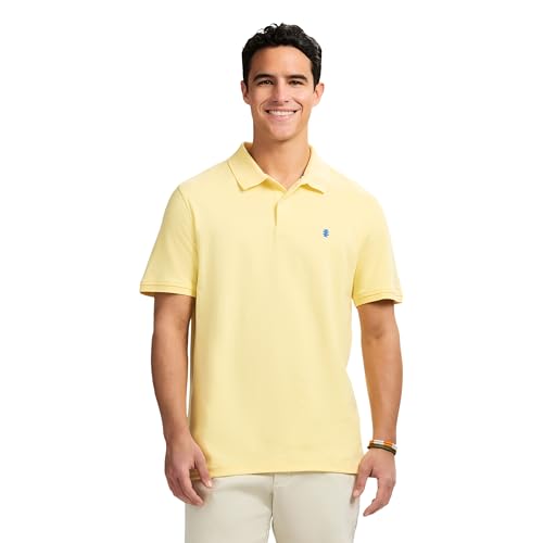 IZOD Men's Short Sleeve Interlock Polo Shirt