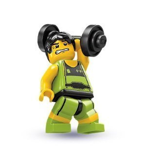 S (LEGO) ~jtBMA V[Y2 dʋI Weight lifter (Minifigure Series2) 8684-10