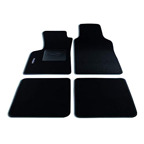 Bottari 39038 Set Tappeti Auto Su Misura In Moquette Per Modello Panda Produzione Dal 2003 Al 2011 , Nero, 4 Pezzi