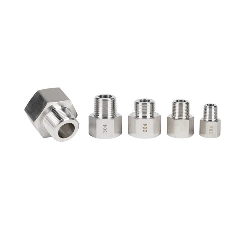 Reductor recto G1/8 hembra a M5 macho de acero inoxidable 304