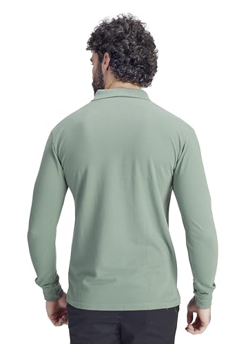 Image of PRORIDERS Men's Cotton-Rich Full-Sleeve Polo T-Shirt with Pocket Premium Pique Fabric Casual & Stylish