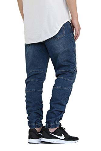 AIRNINE Men's Drop Crotch Denim Jogger Pants S-5XL3