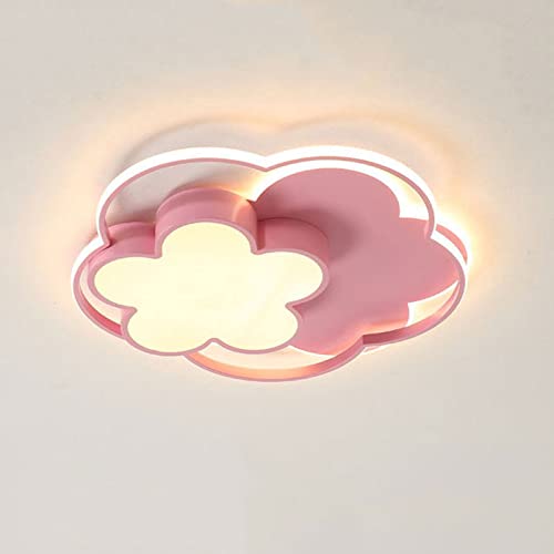 Plafonnier LED design fleur luminaire acrylique pour chambre enfant et salon