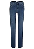 ANGELS Dolly 2.0 - Vaqueros de pierna recta con 5 bolsillos, Mid Blue Used, 36