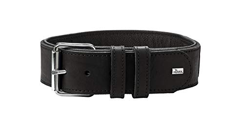 HUNTER Trainingshalsband mit Griff Larvik M-L (60), Schwarz
